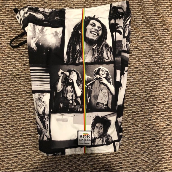 Bob Marley Billabong Boardshorts 38 - Picture 4 of 5